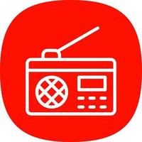 diseño de icono de vector de radio