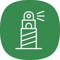 Lighthouse Vector Icon Design