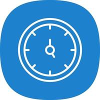 Clock Time Vector Icon Design