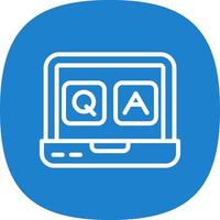 QA Vector Icon Design