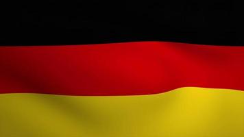 Germany Waving Flag Background Animation. Looping seamless 3D animation. Motion Graphic video