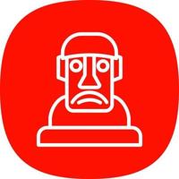 Moai Vector Icon Design