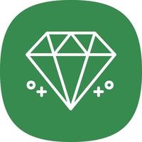 diseño de icono de vector de diamante