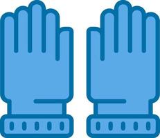 guantes, vector, icono, diseño vector