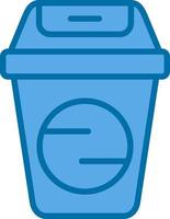 Trash Can Vector Icon Design