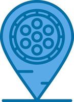 Cinema Location Vector Icon Design