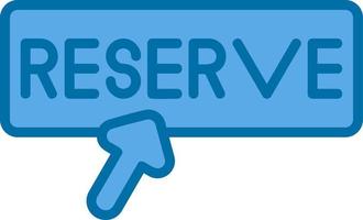 Reservation Vector Icon Design