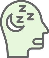 Narocolepsy Vector Icon Design