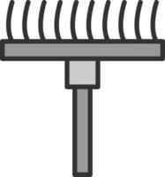 Rake Vector Icon Design
