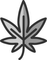 diseño de icono de vector de cannabis