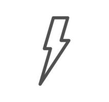 Electric and energy related icon outline and linear vector. vector