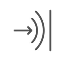 Fabric properties related icon outline and linear vector. vector