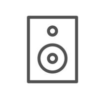 Electronic and device related icon outline and linear vector. vector