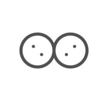 Electric and energy related icon outline and linear vector. vector
