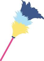 Feather duster illustration vector