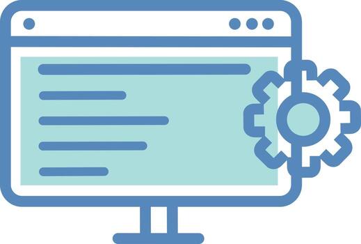 Web development icon vector