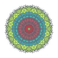 Mandala Line Template vector