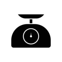 Item scale icon illustration. suitable for maximum delivery icon. icon related to logistic, delivery. Glyph icon style. Simple vector design editable