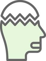 Mental Breakdown Vector Icon Design