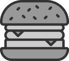 diseño de icono de vector de hamburguesa