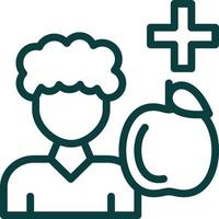 Nutritionist Vector Icon Design