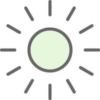 Sunlight Vector Icon Design