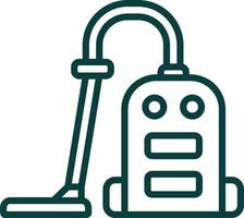 Vacuum Cleaner Vector Icon Design