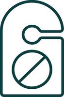 Do Not Disturb Vector Icon Design