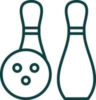 Bowling Vector Icon Design