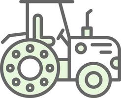 Tractor Vector Icon Design