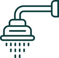 Shower Head Vector Icon Design