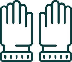 Gloves Vector Icon Design