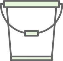 Bucket Vector Icon Design