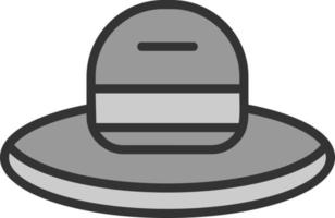 diseño de icono de vector de sombrero