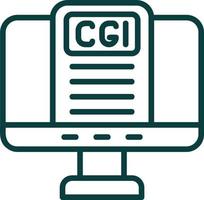 Cgi Vector Icon Design