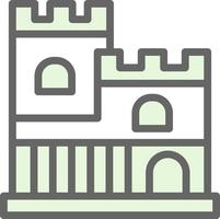 Castle Vector Icon Design