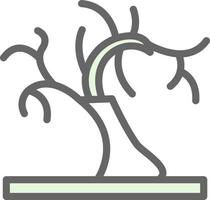 diseño de icono de vector de árbol de mundo