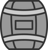 diseño de icono de vector de barril