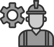 diseño de icono de vector de ingeniero