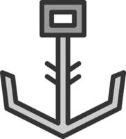 Anchor Vector Icon Design