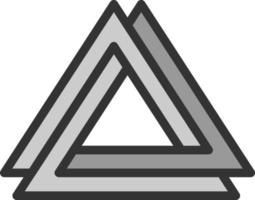 diseño de icono de vector de valknut