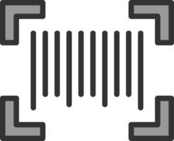 Barcode Scan Vector Icon Design