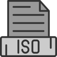 diseño de icono de vector iso