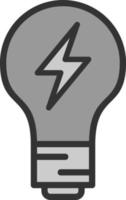 Light Bulb Vector Icon Design