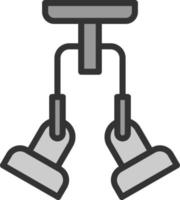 Hanging Lights Vector Icon Design