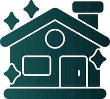 Clean House Vector Icon Design