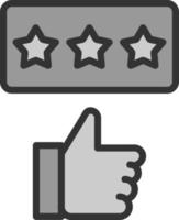 Rating Vector Icon Design