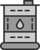 Oil Barrel Vector Icon Design