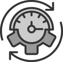 Efficiency Vector Icon Design