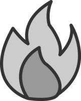 Flame Vector Icon Design